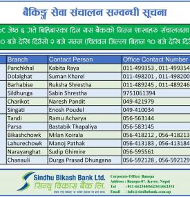 Branch Opening Hours