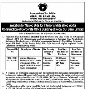 Invitation for Bids