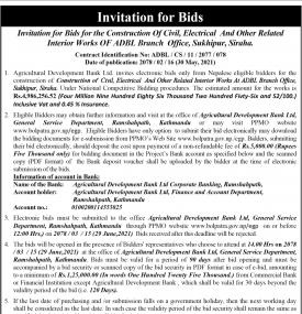 Invitation for Bids