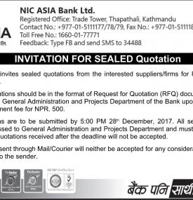 Invitation for Sealed Bids