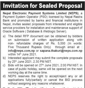 Invitation for Sealed Proposal