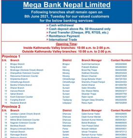 Mega Branch Opening Service