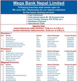 Mega Branch Opening Service