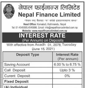 Interest Rate Notice