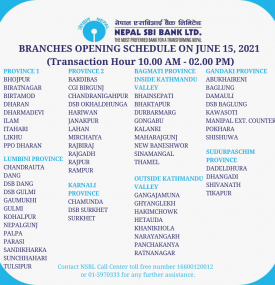 Nepal SBI Banking Hours