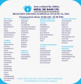 Nepal SBI Banking Hours