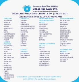 Branch Opening Notice