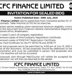 Invitation for Sealed Bids