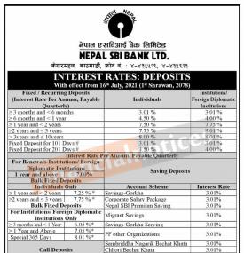 New Interest Rate Release 