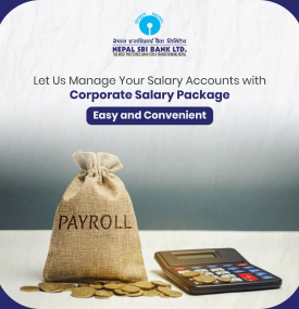 Notice Regarding Nepal SBI's Corporate Salary Package