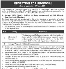 Invitation for Sealed Proposal