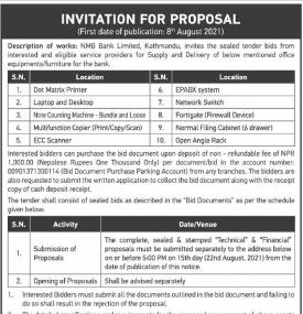 Invitation for Proposal