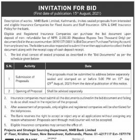 Invitation for Bids