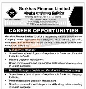 Career Opportunity !!!