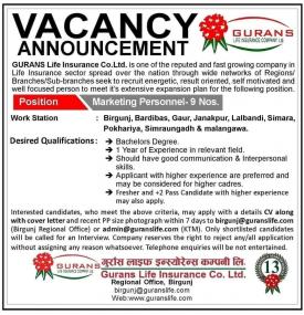 Job Vacancy 