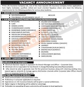 Vacancy Announcement