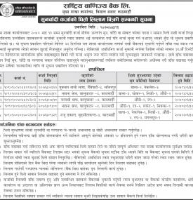 सुनचाँदी कर्जाको धितो लिलाम बिक्री सम्बन्धी सूचना