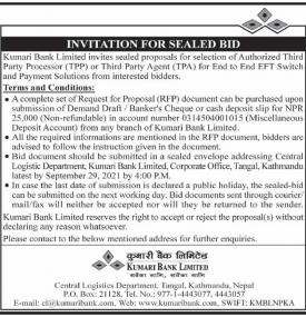 Invitation for Sealed Bid