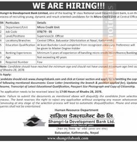 Banking Career Opportunity
