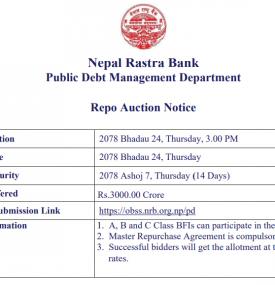 Repo Auction Notice