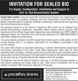 Invitation for Bids