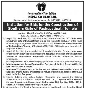 Invitation for Bids