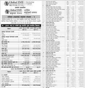 Global IME Samunnat Scheme-1 Net Assets Value