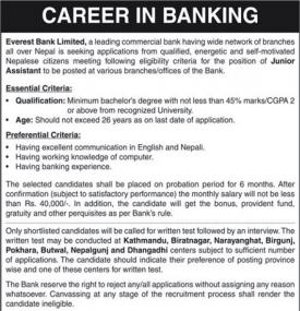 Banking Career Opportunity