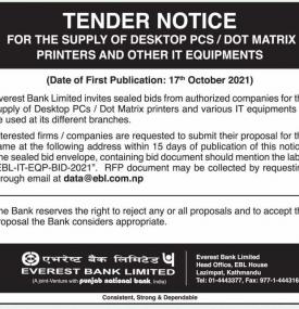 Tender Notice