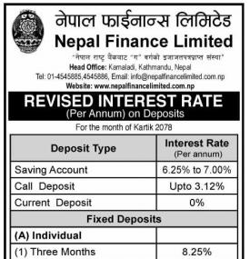 Revised Interest Rates 