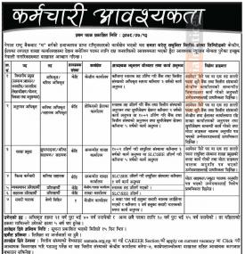  लघुवित्तमा कर्मचारी आवश्यकता - Job Vacancy -