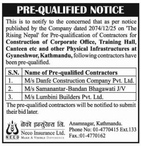 Re- Quotation Notice