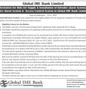 Invitation for Bids