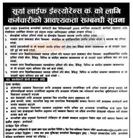 Vacancy Announcement !!!