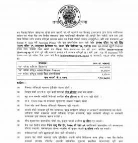 राष्ट्र बैंकले १ अर्ब १० करोड बढी कोषको रकम ब्याजमा लगानी गर्ने बारे सूचना