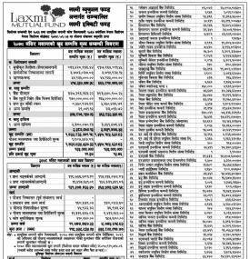 Laxmi Capital Market has published the 'Laxmi Equity Fund' Net Asset Value up to Mangsir, 2078.