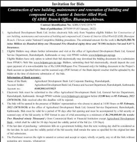 Invitation for Bids