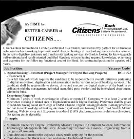 Banking Career Opportunity