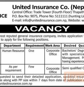 Vacancy Announcement