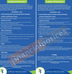 विकास बैंकमा रोजगारीको अवसर - Career Opportunity !