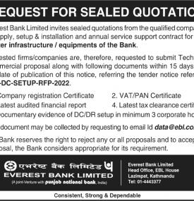 Request for Sealed Quotation