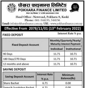 Interest Rate Notice
