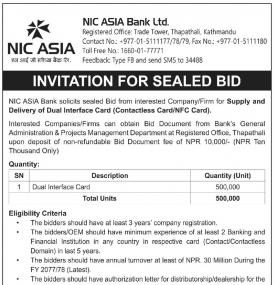 Invitation for Bids