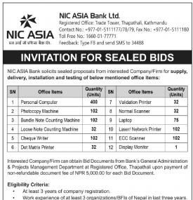 Invitation for Sealed Bids