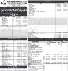 Vijaya Laghubitta has published its annual financial highlights of the fiscal year 2077/78