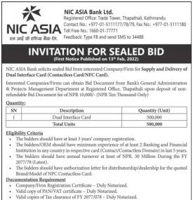 invitation For Sealed Bids 