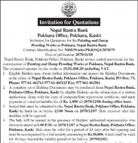 Invitation for Quotation