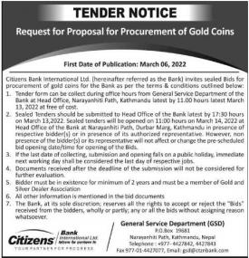 Tender Notice