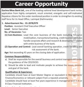 Career Opportunity