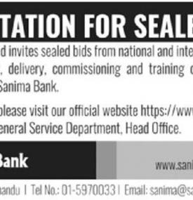 Re Invitation For Sealed Bids